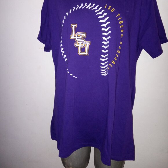 LSU Tigers Baseball T-shirt Brand New Without tag XL TG EG - Picture 3 of 5
